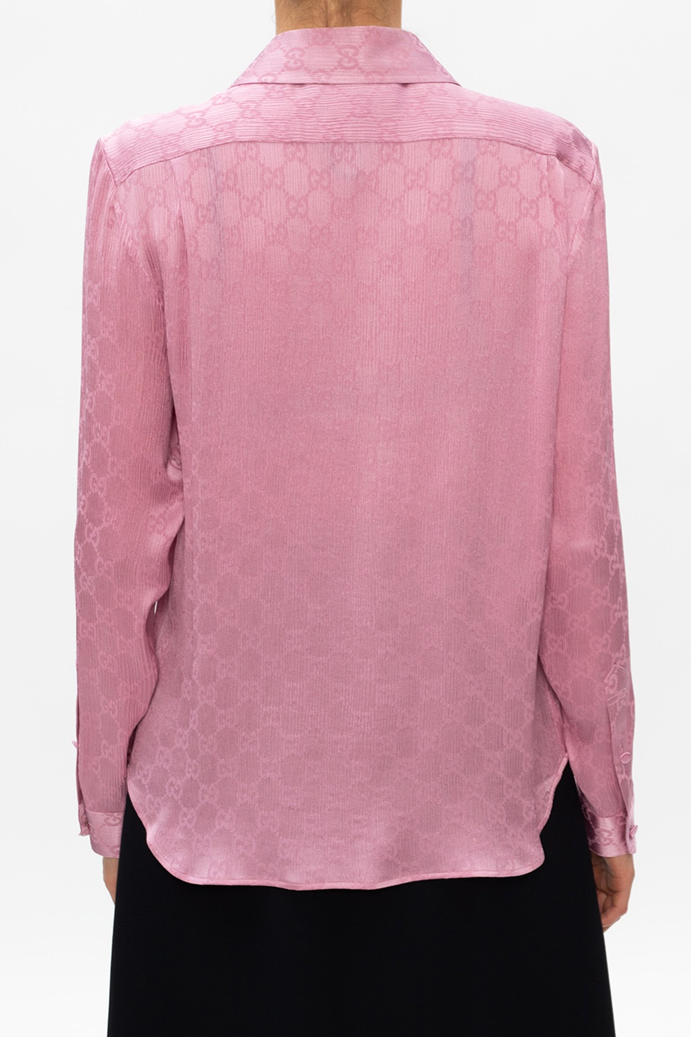 【送料&関税込】Gucci Printed Chiffon Shirt 815898_Z7AH5_1000_002_100_0000
